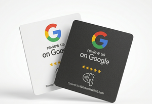 Google Review NFC Plaque Premium Acrylic - Black and White versions