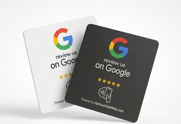 Google Review NFC Plaque Premium Acrylic - Black and White versions